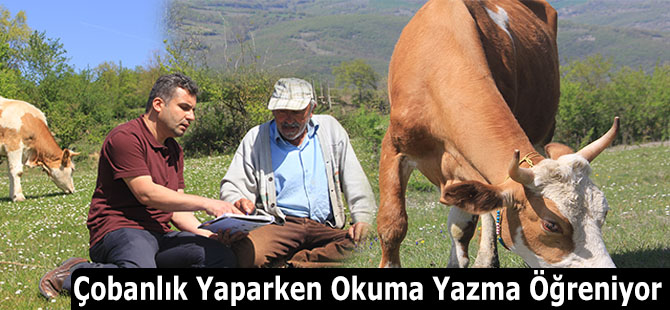 Çobanlık Yaparken Okuma Yazma Öğreniyor