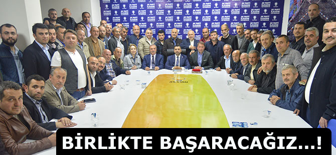 BİRLİKTE BAŞARACAĞIZ...!