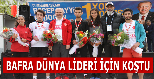 Bafra Dünya Lideri İçin Koştu !!!