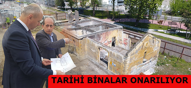 Tekkeköy’deki Tarihi Gar Binaları Restore Ediliyor