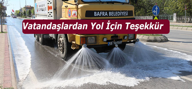 Vatandaşlardan Yol İçin Teşekkür