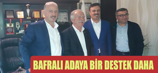 BAFRALI ADAYA BİR DESTEK DAHA