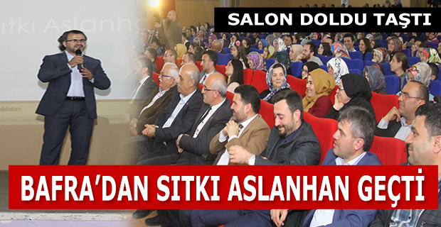 Bafra'dan Sıtkı Aslanhan Geçti