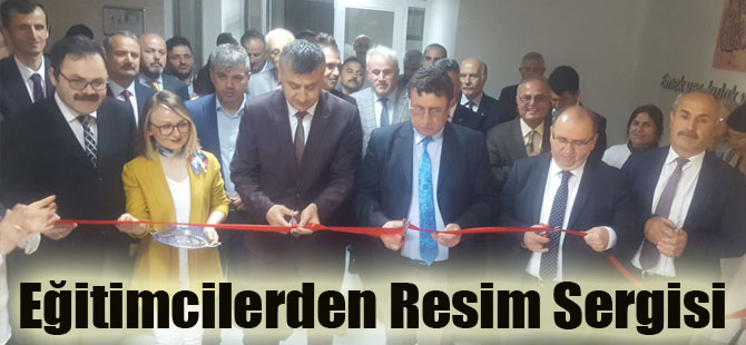 Eğitimcilerden Resim Sergisi