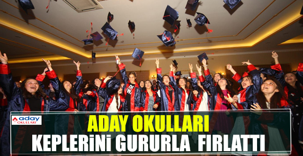 Bafra'da Aday Okulları Gururla Kepleri Fırlattı