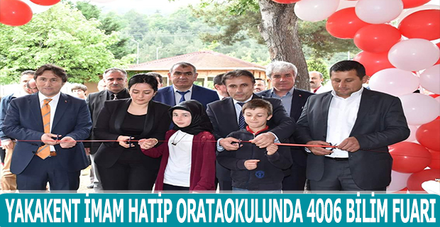 Yakakent İmam Hatip Ortaokulunda 4006 Bilim Fuarı