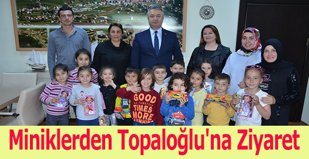 Miniklerden Topaloğlu'na Ziyaret