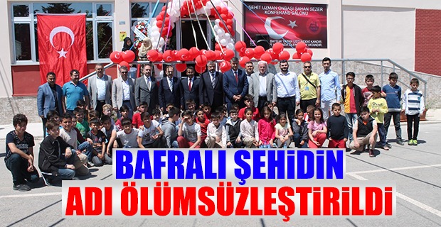 Şehit Uzman Onbaşı Şahan Sezer’in Adını Taşıyan Konferans Salonu Açılışı