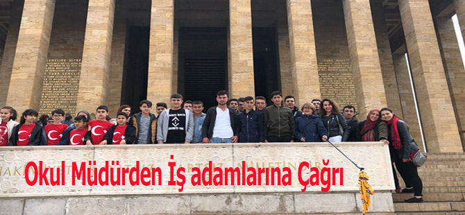 Okul Müdürden İş adamlarına Çağrı