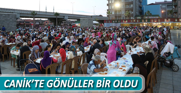 CANİK’TE GÖNÜLLER BİR OLDU