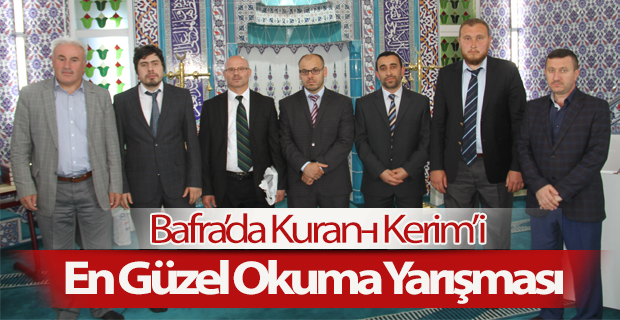 Bafra’da Kuran-ı Kerimi En Güzel Okuma Yarışması