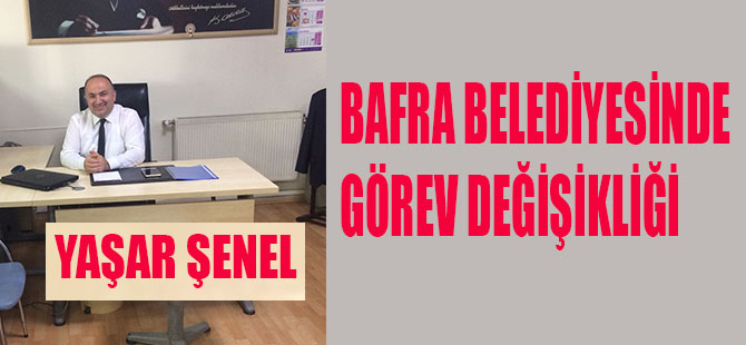 Bafra Belediyesi’nde yeni müdür görevine başladı.