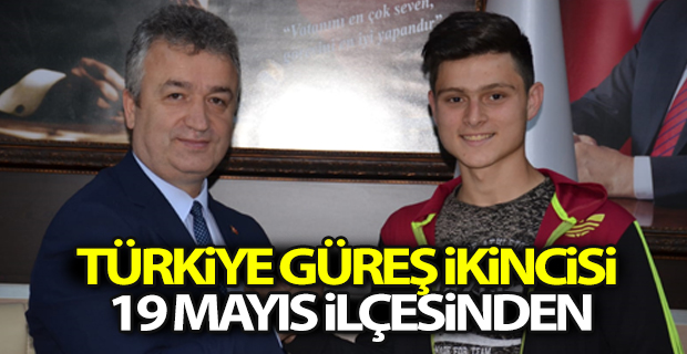 TÜRKİYE GÜREŞ İKİNCİSİ 19 MAYIS İLÇESİNDEN