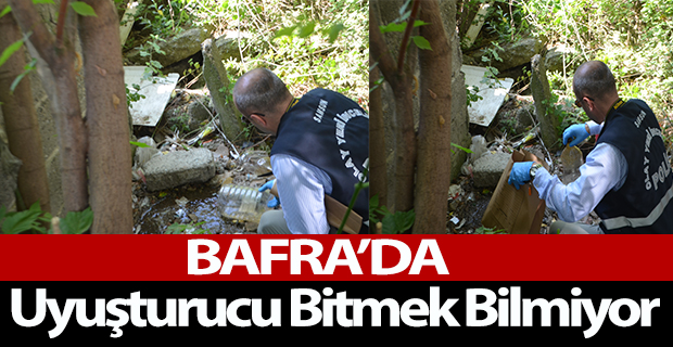 Bafra'da Uyuşturucu Bitmek Bilmiyor.