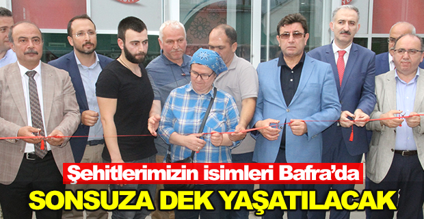 Şehit Öğretmenleri İsimleri Bafra’da Sonsuza Dek Yaşatılacak