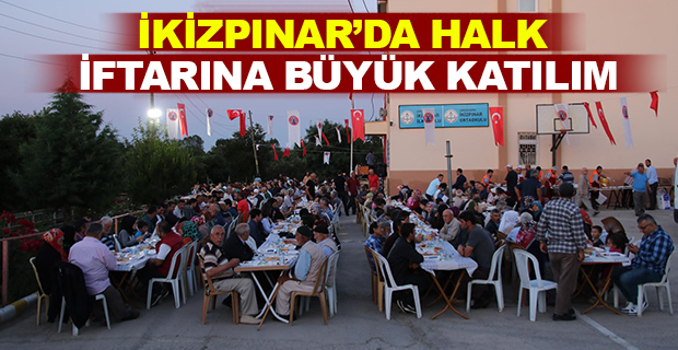 İKİZPINAR’DA HALK İFTARINA BÜYÜK KATILIM