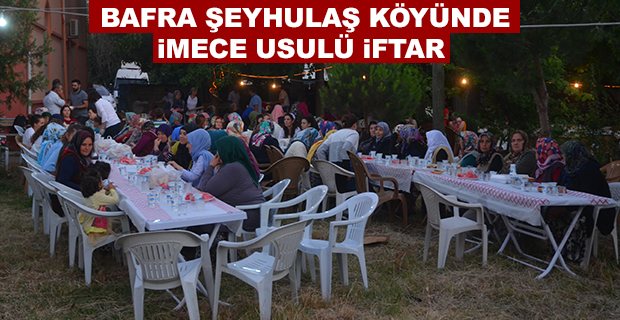 Şeyhulaş Köyünde İmece Usulü İftar