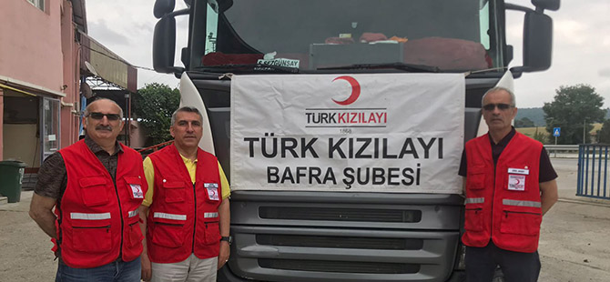 BAFRA KIZILAY YÜZLERİ GÜLDÜRDÜ