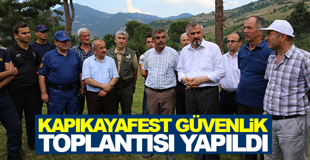 Kapıkayafest Güvenlik Toplantısı Yapıldı