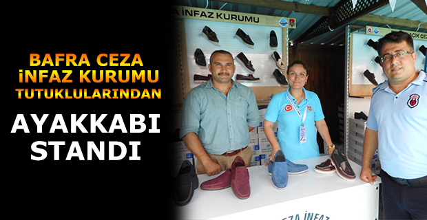 Bafra Ceza İnfaz Kurumu Tutuklularından Ayakkabı Standı