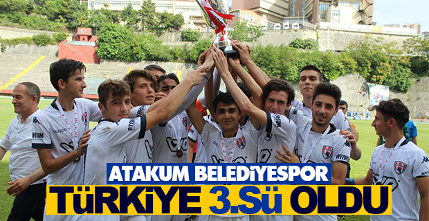 Atakum Belediyespor Türkiye 3.sü Oldu