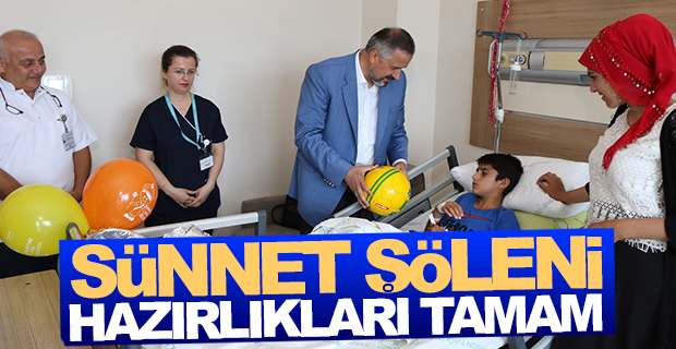 Bafra'da Sünnet Şöleni Hazırlıkları Tamam