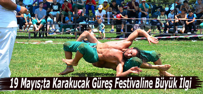 19 Mayıs'ta Karakucak Güreş Festivaline Büyük İlgi