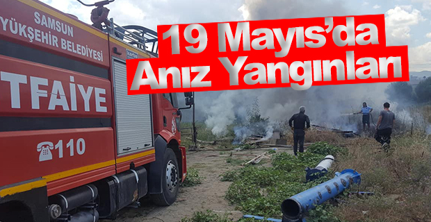 19 Mayıs'da Anız Yangınları