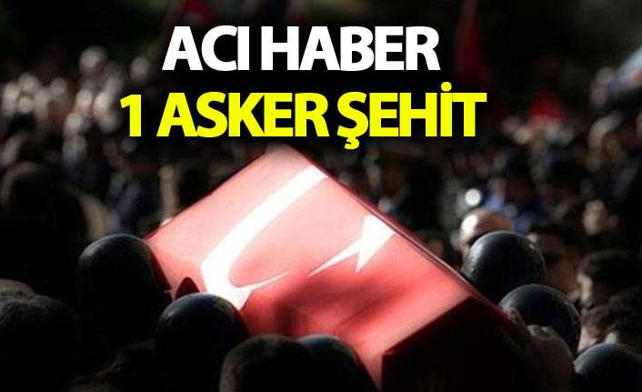 Acı Haber Şehidimiz Var