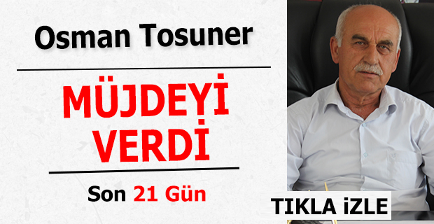 Ziraat Odası Üreticilere Müjdeyi verdi Son 21 Gün