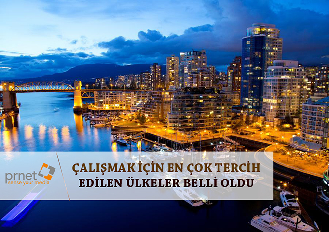 ÇALIŞMAK İÇİN EN ÇOK TERCİH EDİLEN ÜLKELER BELLİ OLDU