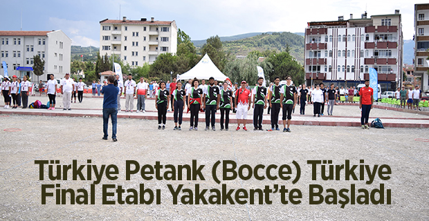 Türkiye Petank Bocce Türkiye Final Etabı Yakakent’te Başladı