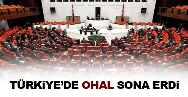 Türkiye'de OHAL Sona Erdi