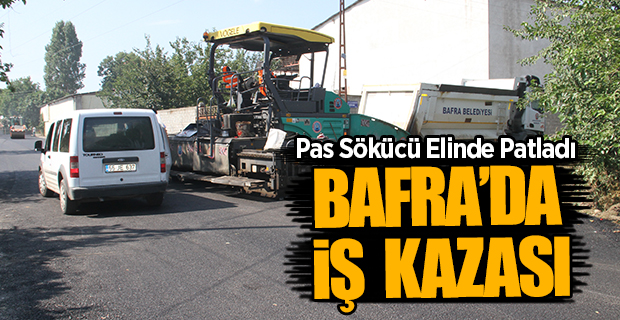 Bafra'da İş Kazası