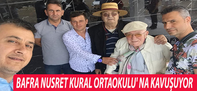 BAFRA NUSRET KURAL ORTAOKULU' NA KAVUŞUYOR