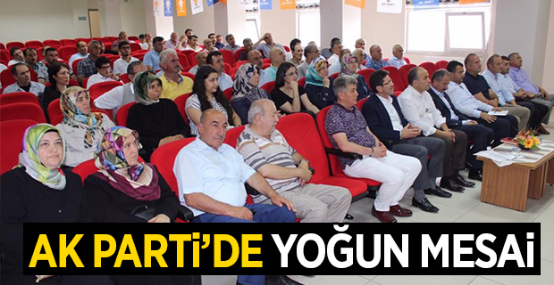 AK Parti'de Yoğun Mesai