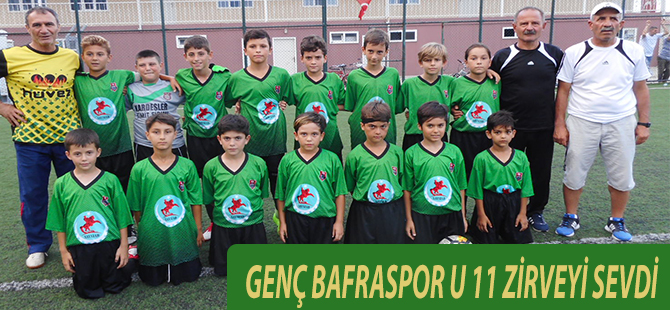 GENÇ BAFRASPOR U 11 ZİRVEYİ SEVDİ