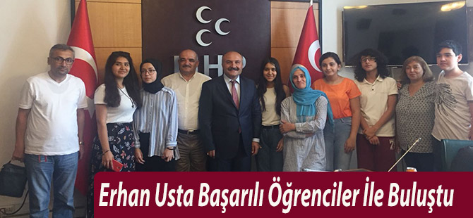 Erhan Usta Başarılı Öğrenciler İle Buluştu