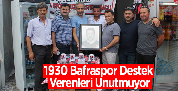 1930 Bafraspor Destek Verenleri Unutmuyor