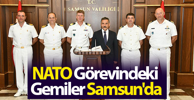 NATO Görevindeki Gemiler Samsun'da