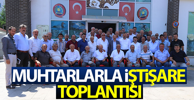 Bafra'da Muhtarlarla İştişare Toplantısı