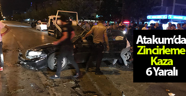 Samsun'da zincirleme trafik kazası