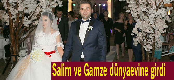 Salim ve Gamze dünya evine girdi