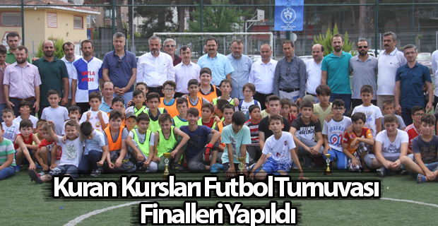 Kuran kursları arası futbol şampiyonası sona erdi.