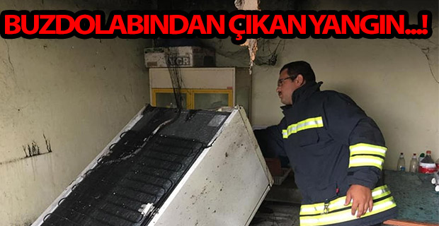 Buzdolabından Çıkan Yangın Kısa Sürede Büyüdü.