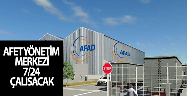 Samsun'da Afet Yönetim Merkezi 7/24 Çalısacak