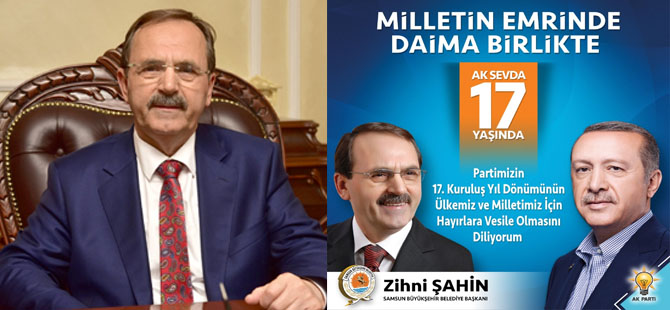 Başkan Zihni Şahin: Ak Partinin Sahibi Milletimizdir