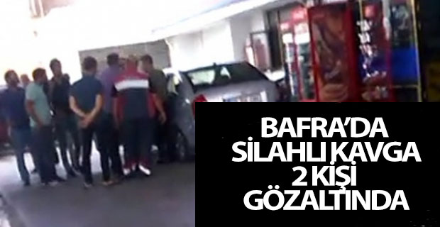 Bafra'da Silahlı Kavga:2 Gözaltı