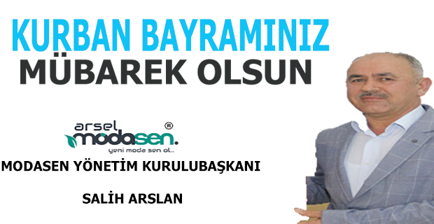 Modasen Salih Arslan Kurban Bayram Mesajı