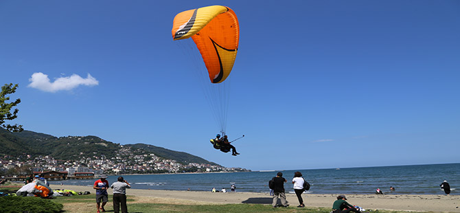 Ordu'da Paraşüt Tutkunları